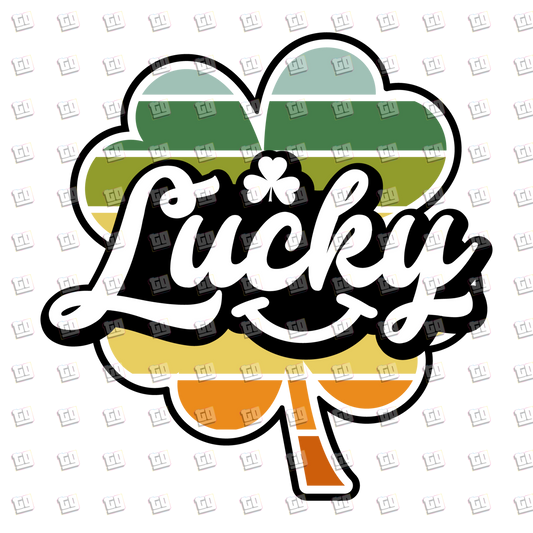 Lucky Clover - St. Patrick's Day - DTF Transfer