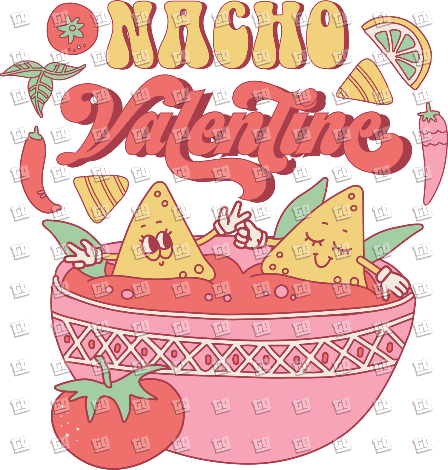 Nacho Valentine - Valentines - DTF Transfer – Transfer Gang