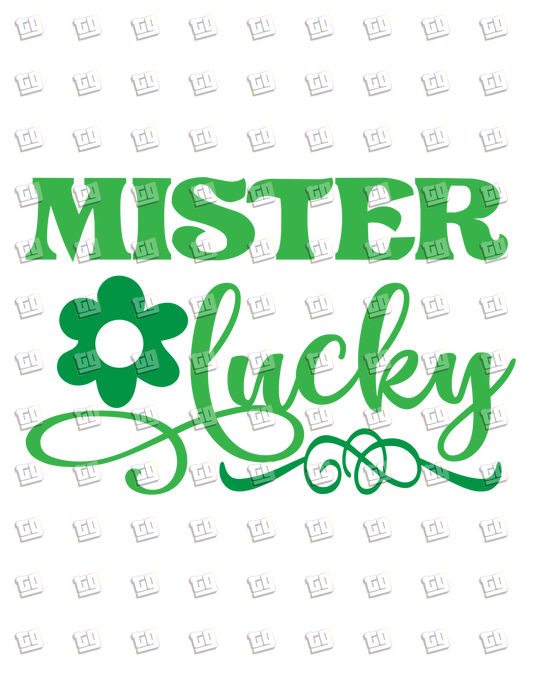 Mister Lucky - St. Patrick's Day - DTF Transfer