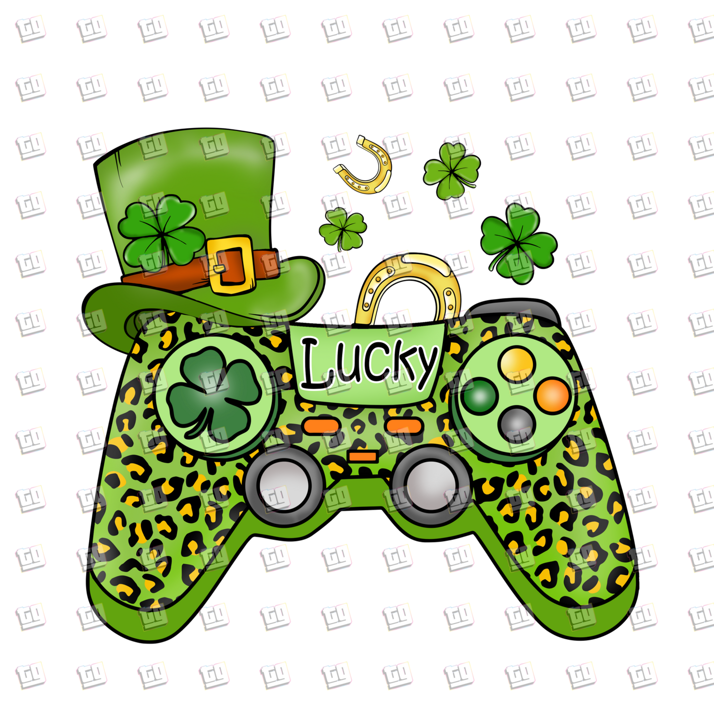 Lucky Game Controller - St. Patrick's Day - DTF Transfer