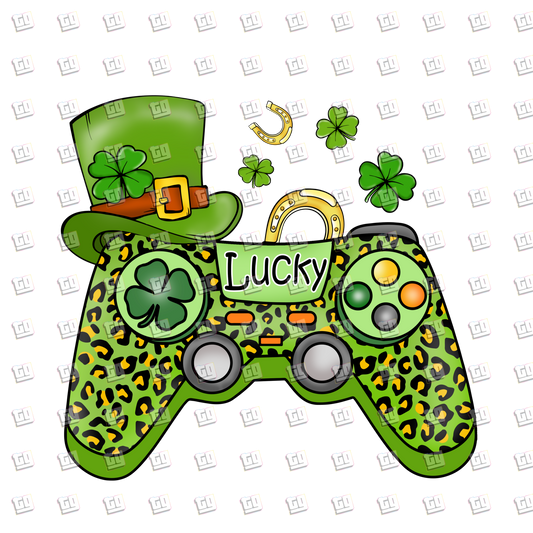 Lucky Game Controller - St. Patrick's Day - DTF Transfer