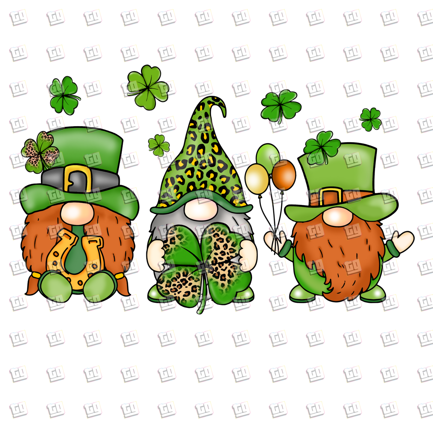 Leprechaun Gnomes - St. Patrick's Day - DTF Transfer