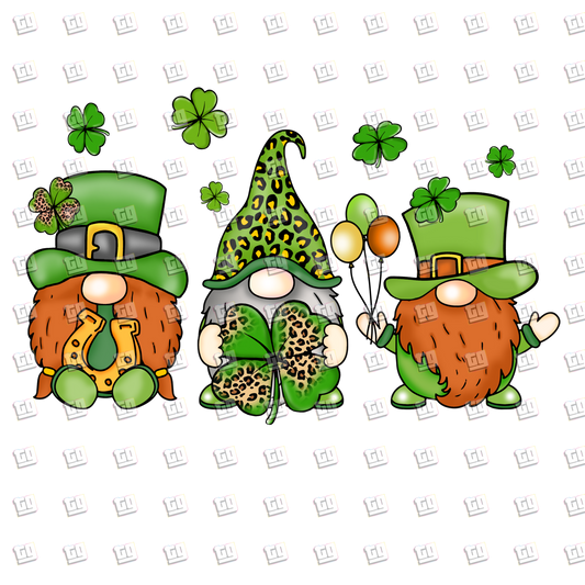 Leprechaun Gnomes - St. Patrick's Day - DTF Transfer