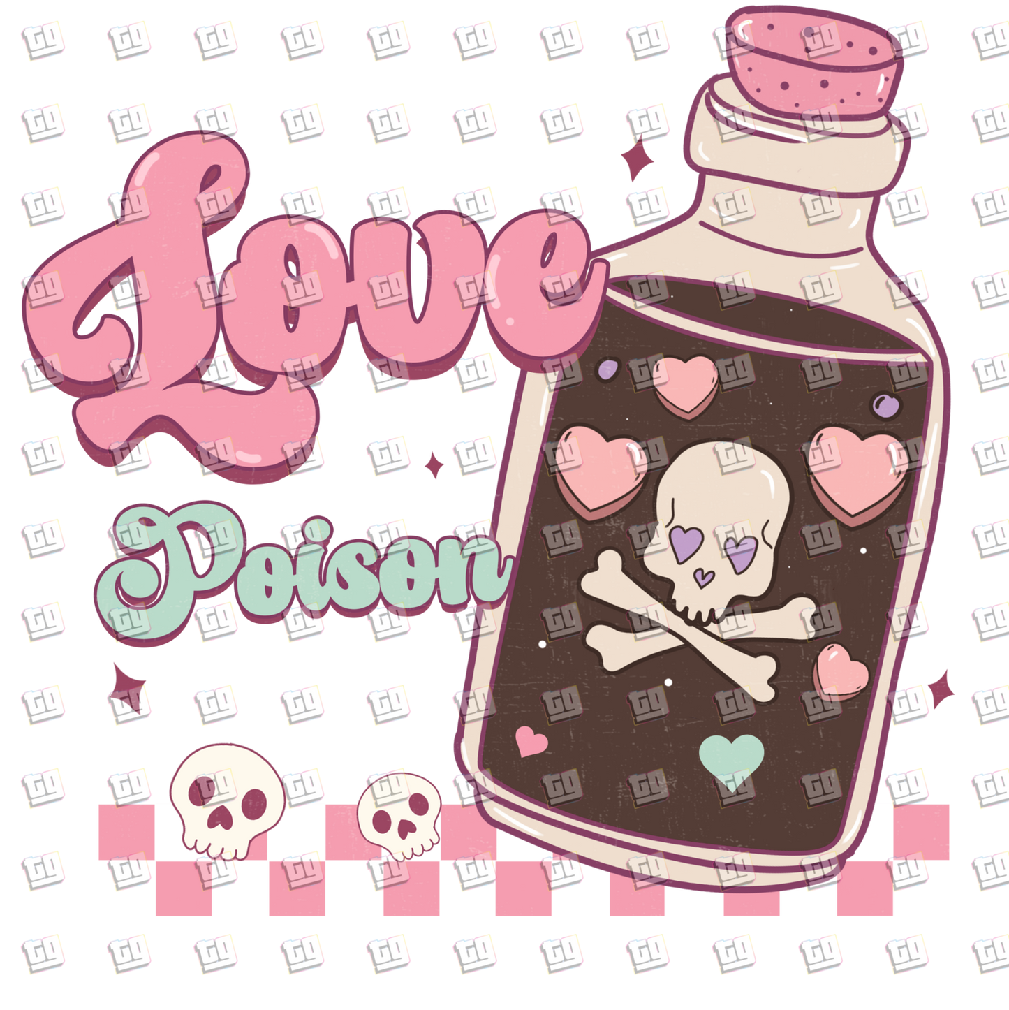 Love Poison - Valentines - DTF Transfer