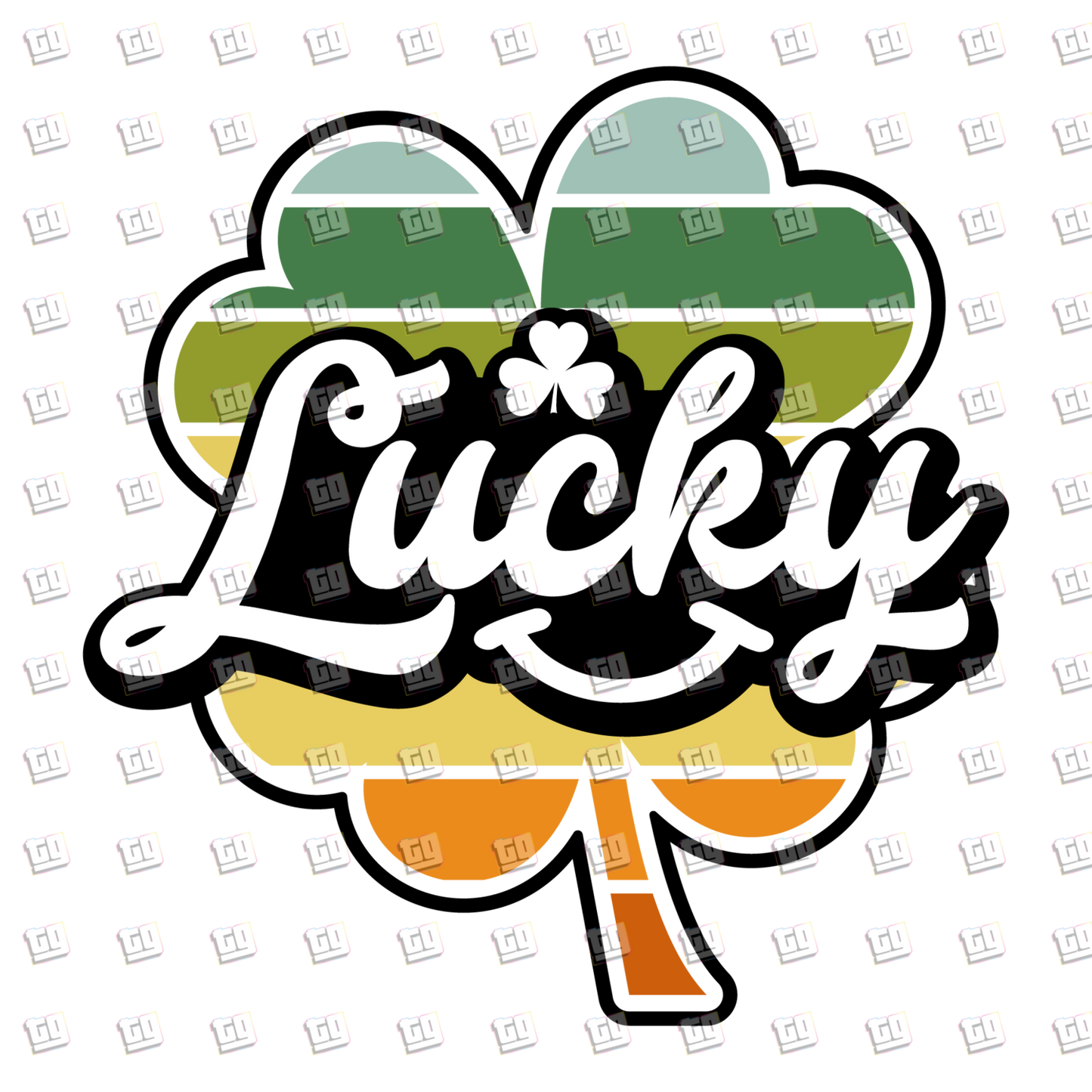 Lucky Clover - St. Patrick's Day - DTF Transfer