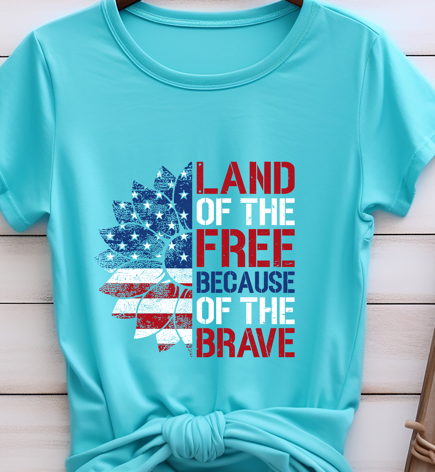 Land Of The Free Because Of The Brave - DTF Transfer