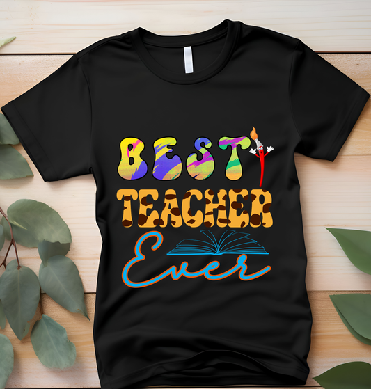 Best teacher ever - Back to school - DTF Transfer