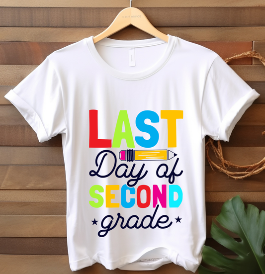 Last day of 2nd grade - Back to school - DTF Transfer