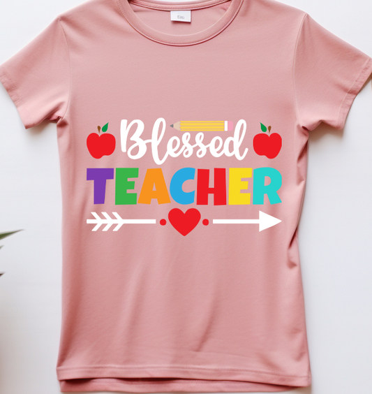 Blessed teacher - version2 - Back to school - DTF Transfer