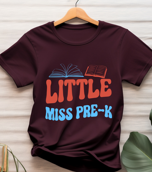 Little miss pre-K - Back to school - DTF Transfer