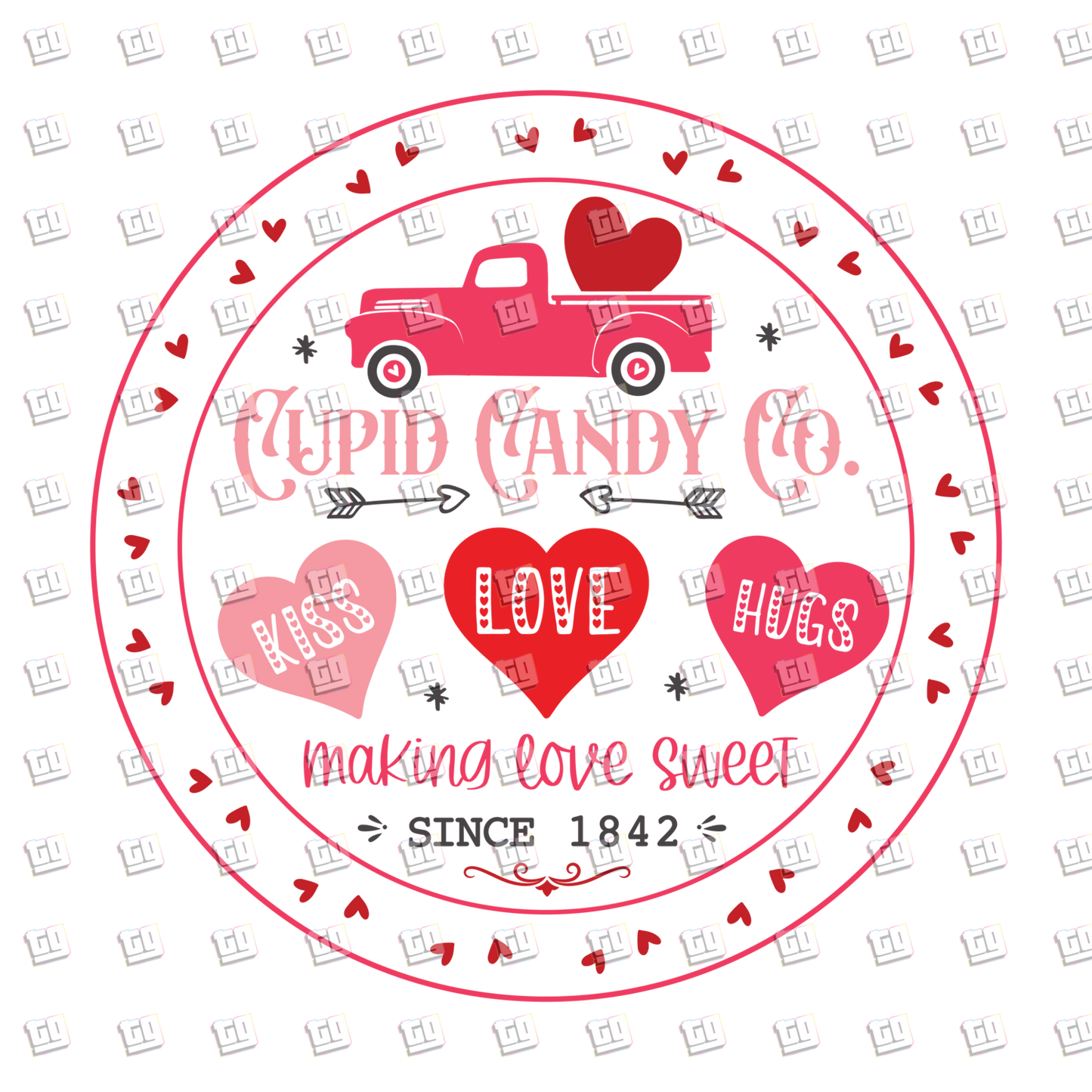 Cupid Candy Company - Valentines - DTF Transfer