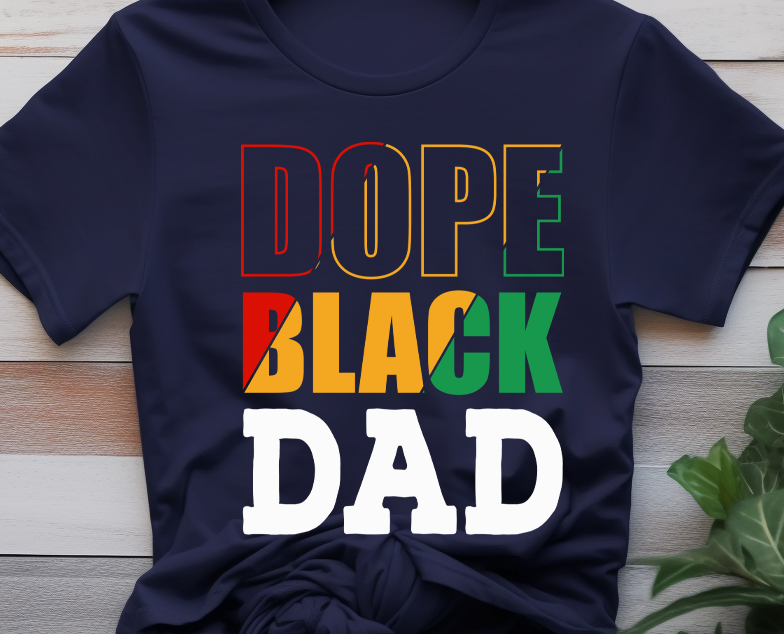 Dope black dad - Football - DTF Transfer
