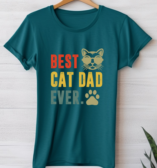 Best cat dad ever - DTF Transfer