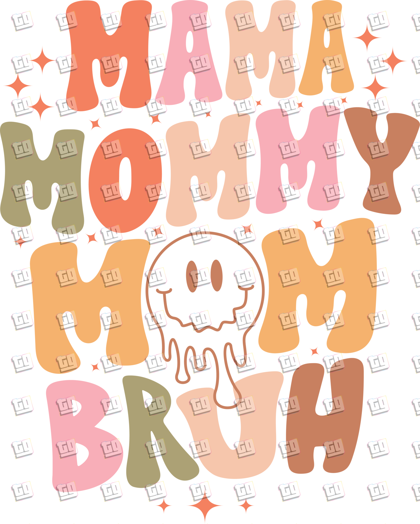 Mama Mommy Mom Bruh - Mom - DTF Transfer