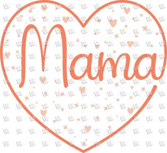 Mama Heart - Mom - DTF Transfer