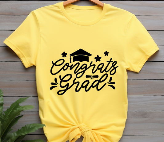 Congratulation Grad-stars-Senior 2024- Graduation 2024 - DTF Transfer