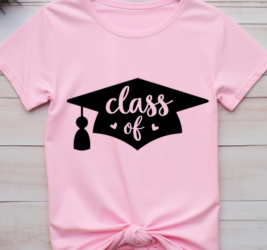 Class of-graduation cap- Graduation 2024 - DTF Transfer