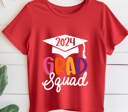 Grad squad 2024-Graduation 2024 - DTF Transfer