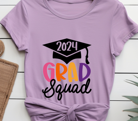 Grad squad 2024-VERSION2-Graduation 2024 - DTF Transfer