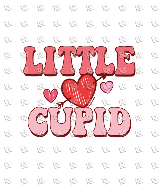 Little Cupid Heart Arrow - Valentines - DTF Transfer