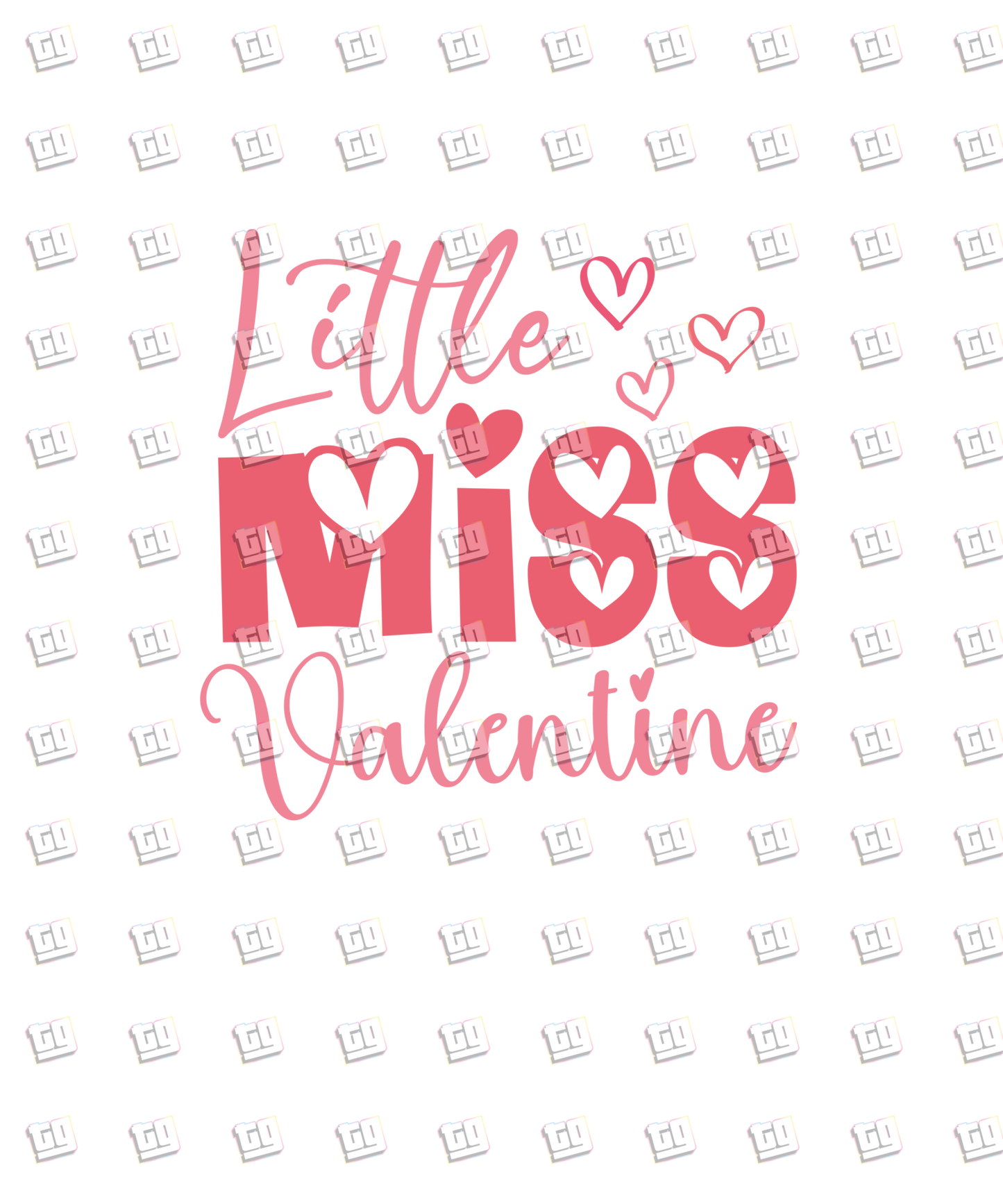 Little Miss Valentine - Valentines - DTF Transfer