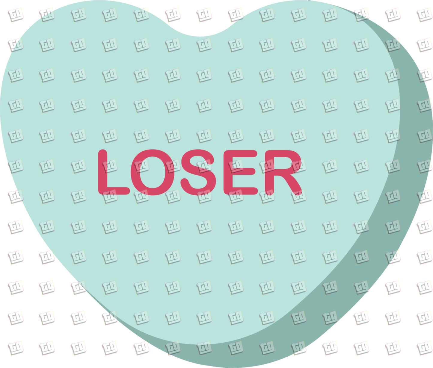 Loser Candy Heart - Valentines - DTF Transfer