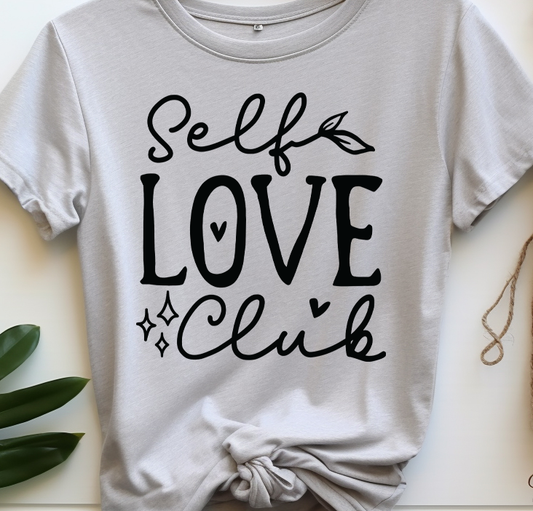 Self love club - Mental Health - DTF Transfer