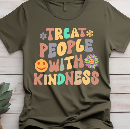 Treat people with kindness   - Mental Health - DTF Transfer