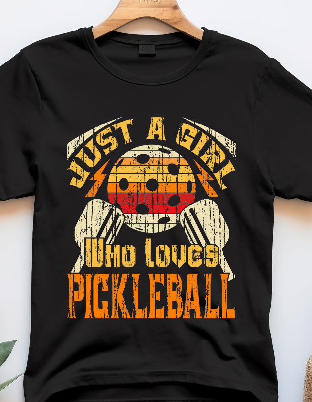 Just A Girl Who Love Pickleball - Pickleball - DTF Transfer