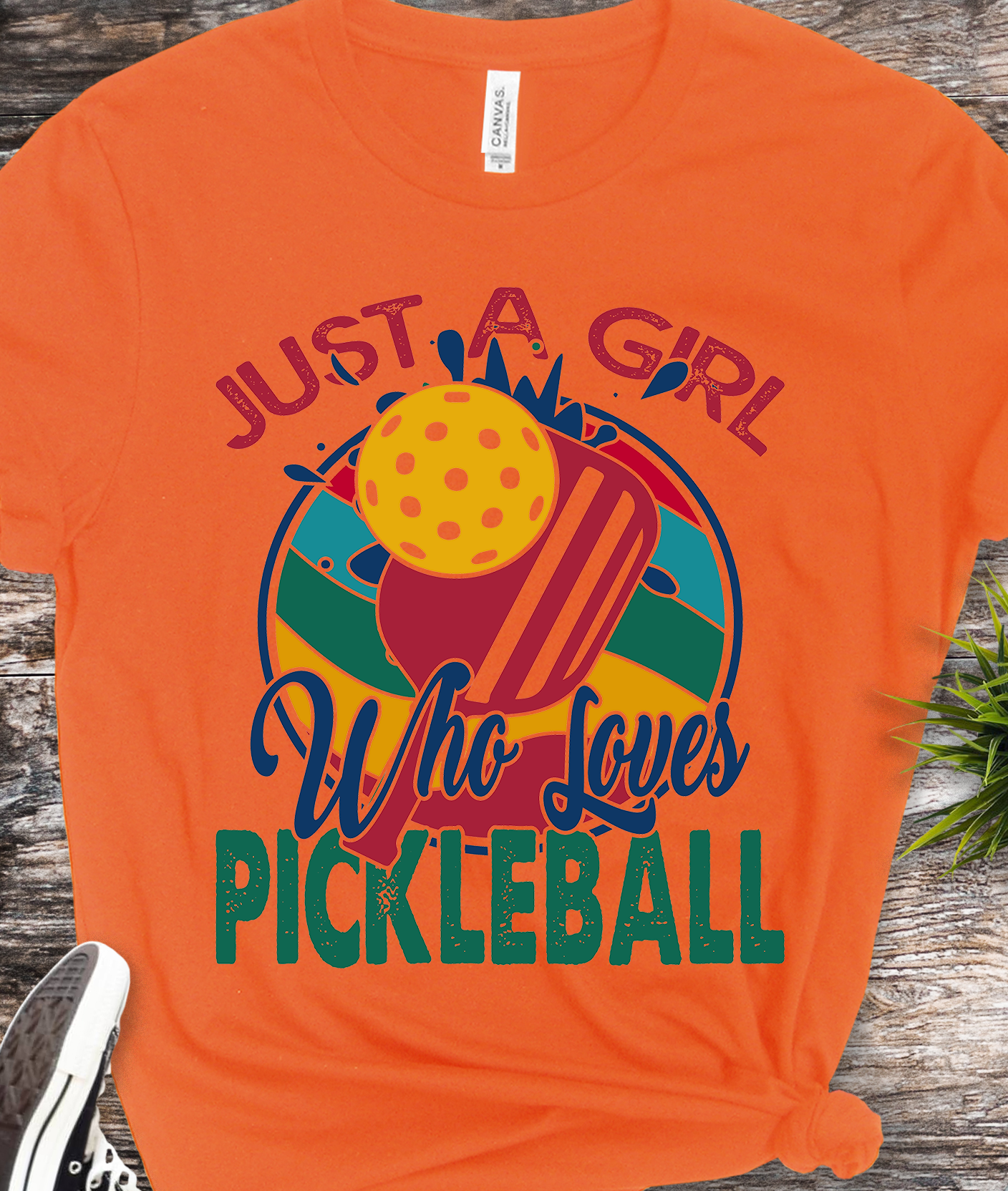 Just A Girl Who Loves Pickleball - Pickleball - DTF Transfer