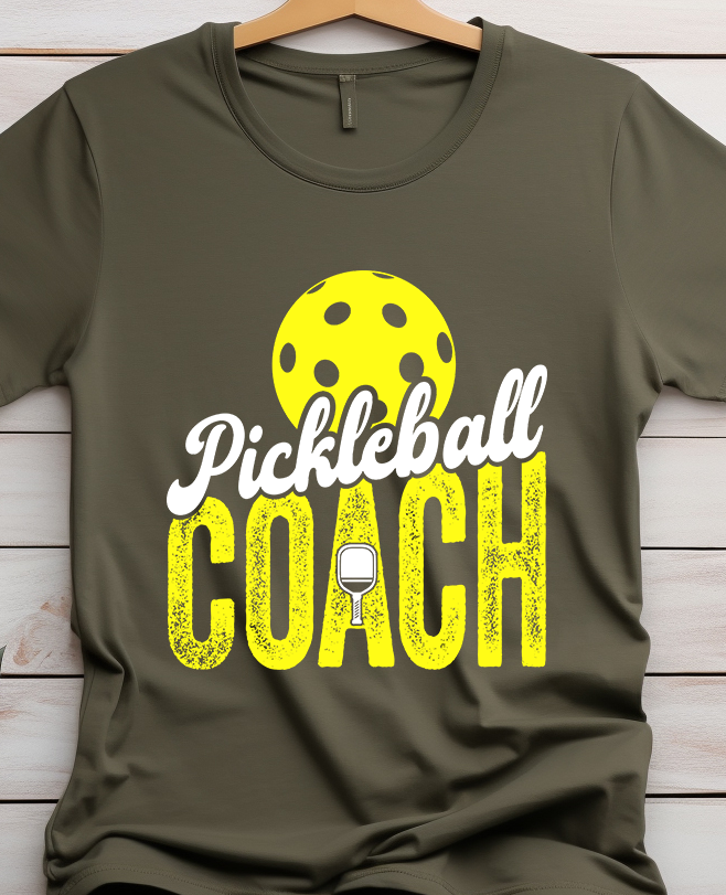 Pickleball Coach - Pickleball - DTF Transfer
