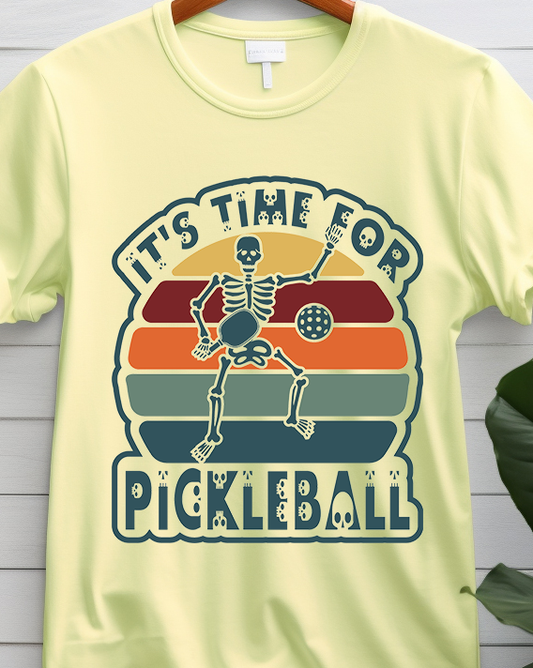 It's Time For Pickleball - Pickleball - DTF Transfer