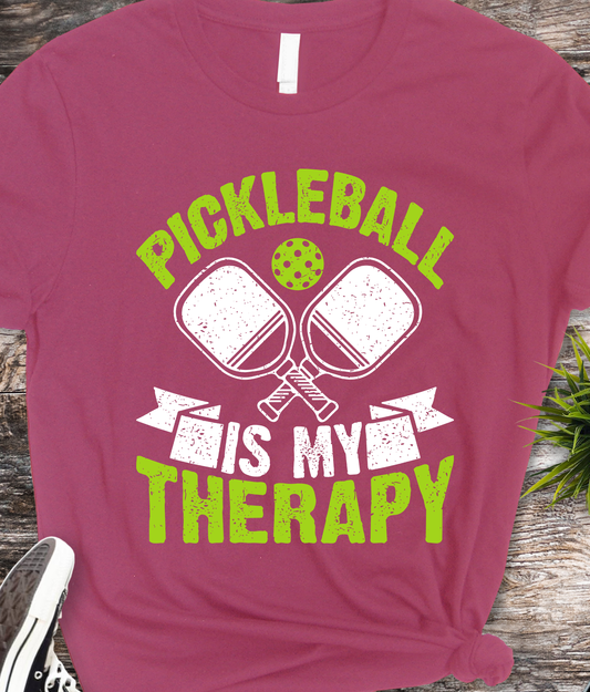 Pickleball is my Therapy - Pickleball - DTF Transfer