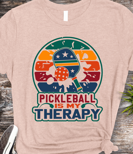 Pickleball Is My Therapy - Pickleball - DTF Transfer
