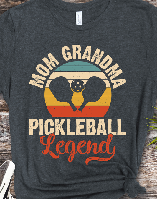 Mom Grandma Pickleball Legend - Pickleball - DTF Transfer