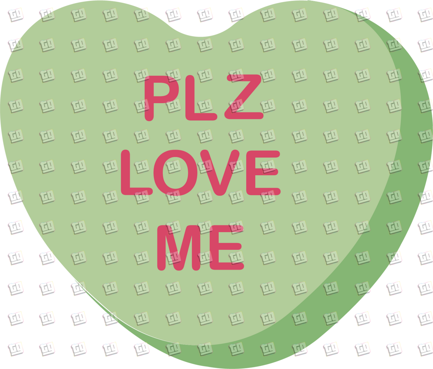 Plz Love Me Candy Heart - Valentines - DTF Transfer