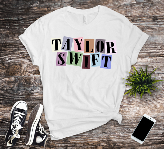 Taylor Swift Letters - Taylor Swift - DTF Transfer