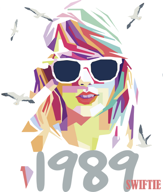 Taylor Swift Geometric 1989 Swiftie (Seagulls) - Taylor Swift - DTF Transfer