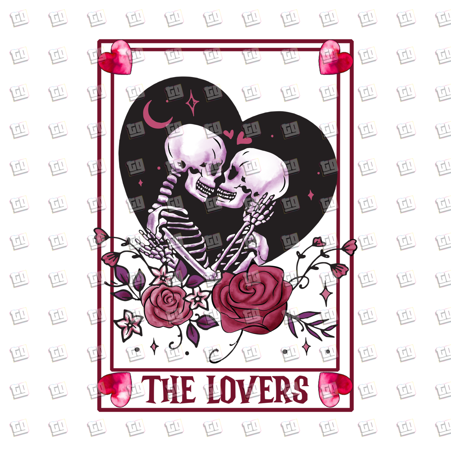 The Lovers (Skeleton Couple) - Valentines - DTF Transfer