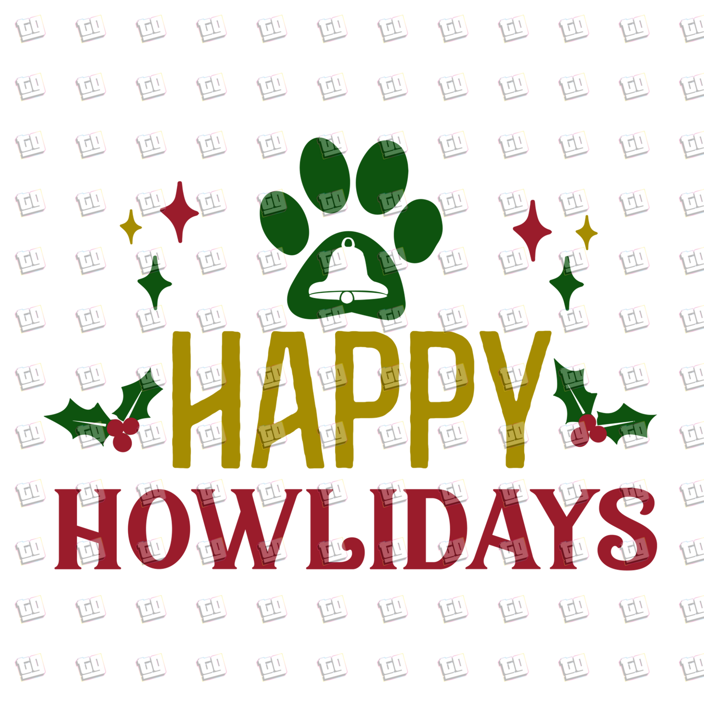 Happy Howlidays - Holidays - DTF Transfer