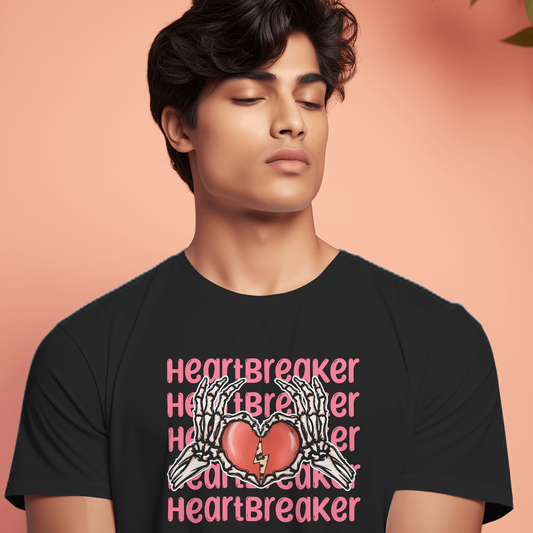 Heartbreaker (Skeleton Hands With Broken Heart) - Valentines - DTF Transfer