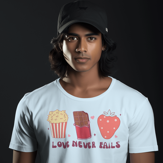 Love Neve Fails Popcorn Chocolate Strawberry - Valentines - DTF Transfer