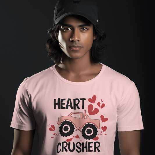 Heart Crusher Truck- Valentines - DTF Transfer