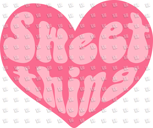 Sweet Thing Heart- Valentines - DTF Transfer