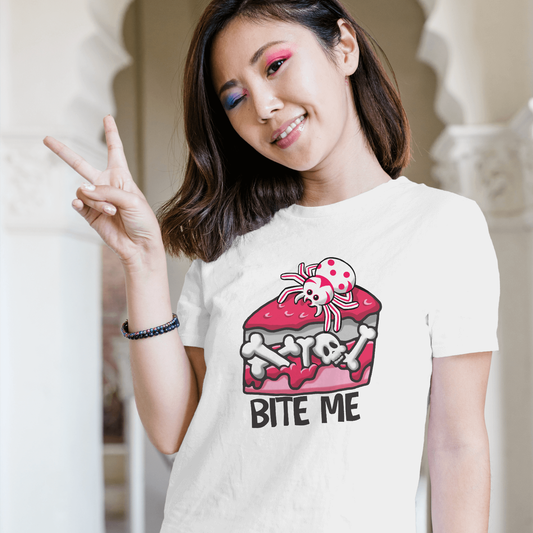 Bite Me Cake Slice - Valentines - DTF Transfer